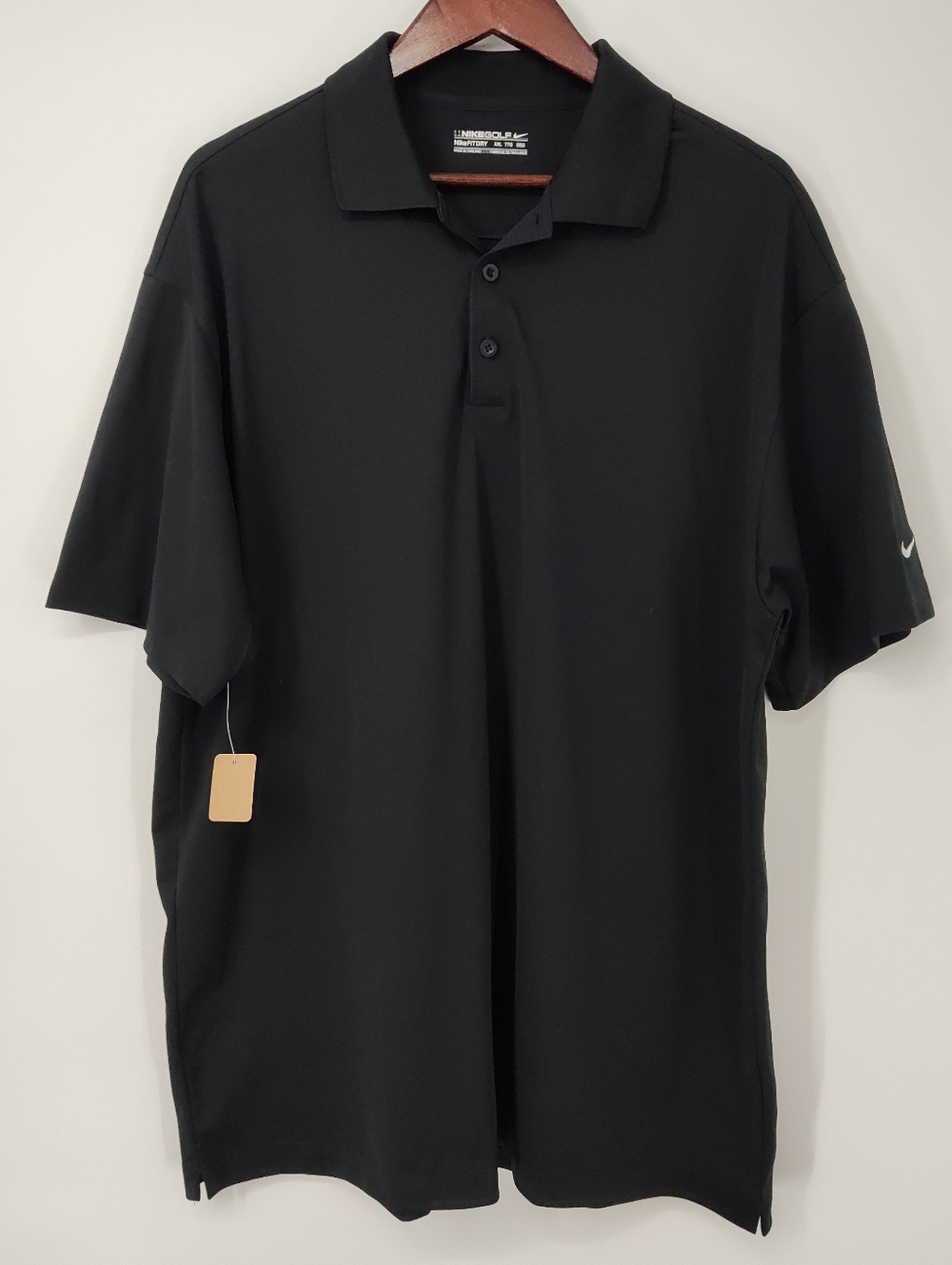 Nike Golf Fit Dry Men’s Black Short-Sleeve Polo Size XXL